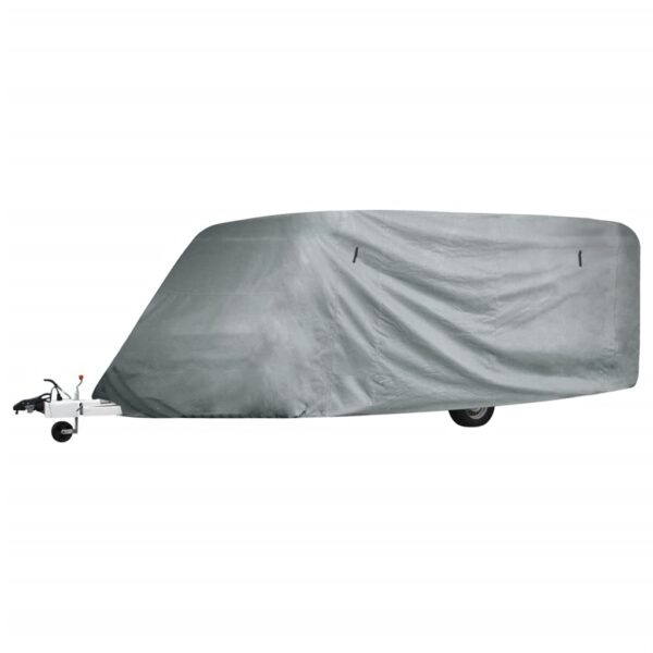 vidaXL Caravan Cover Gray S - Image 2