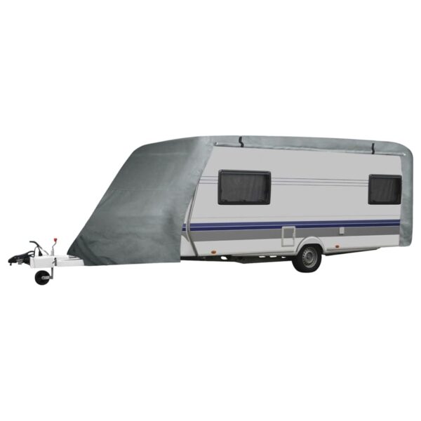 vidaXL Caravan Cover Gray M