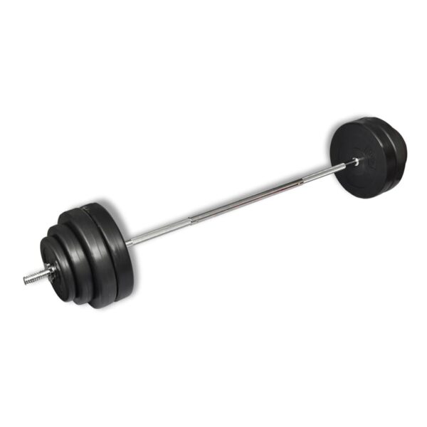 Barbell with Plates Set 132.3 lb