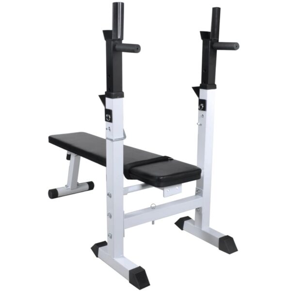 vidaXL Fitness Workout Bench Straight Weight Bench - Image 2