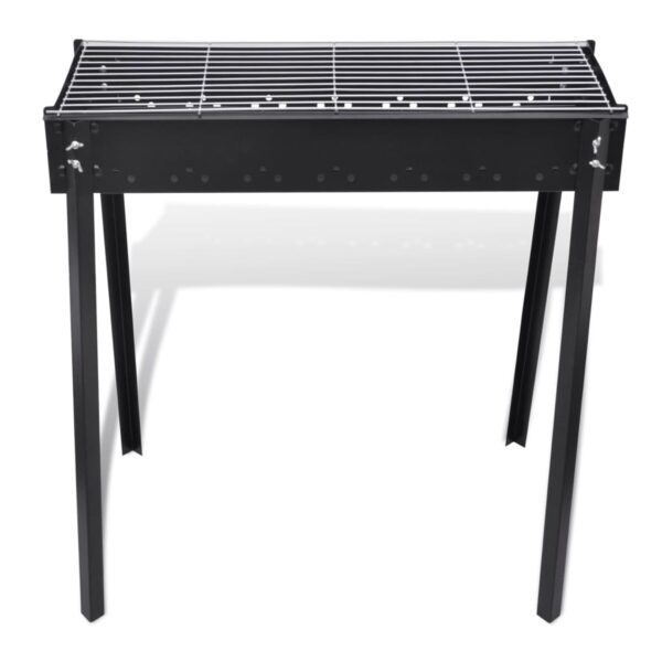 vidaXL BBQ Stand Charcoal Barbecue Square 30" x 11" - Image 2