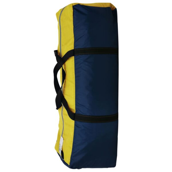 vidaXL Camping Tent Fabric 9 Persons Blue and Yellow - Image 7