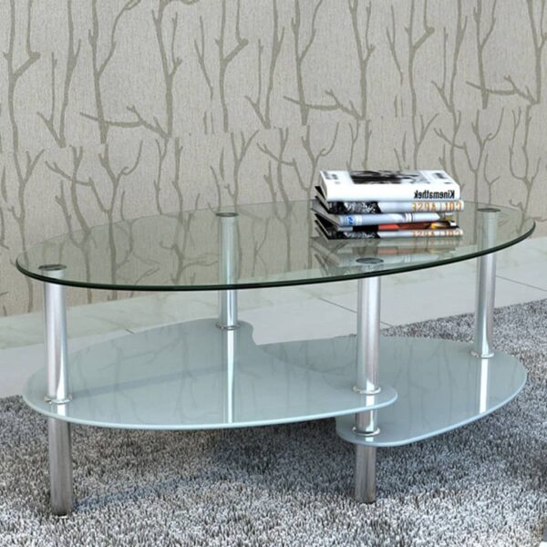 vidaXL Coffee Table with Exclusive Design White