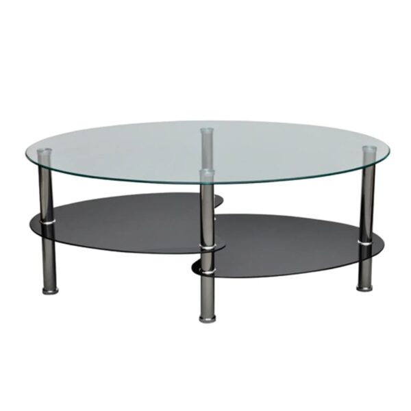 vidaXL Coffee Table with Exclusive Design Black - Image 2