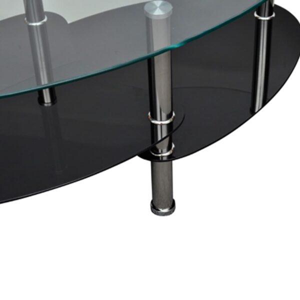 vidaXL Coffee Table with Exclusive Design Black - Image 3