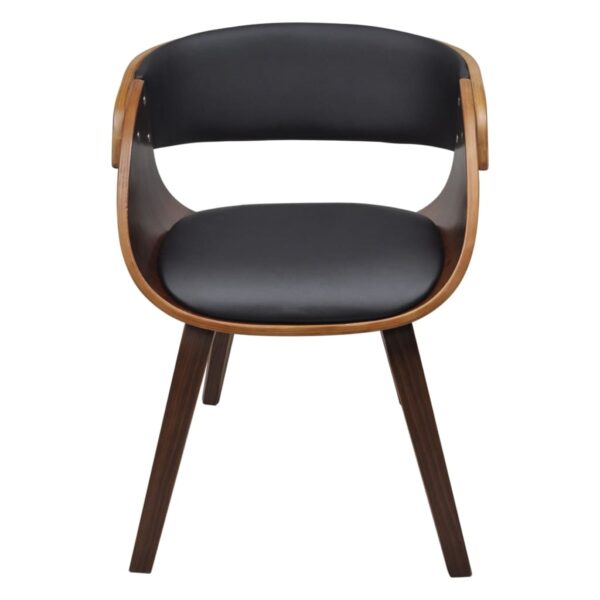 vidaXL Dining Chair Bent Wood and Faux Leather - Image 2