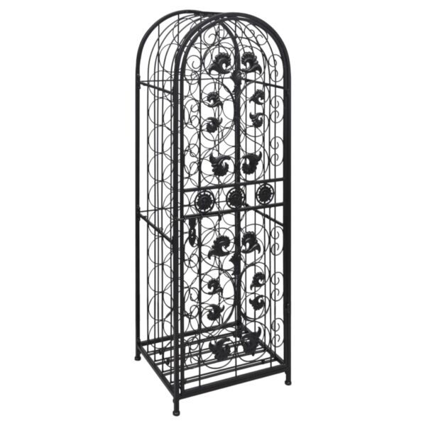 vidaXL Wine Rack for 45 Bottles Metal - Image 3