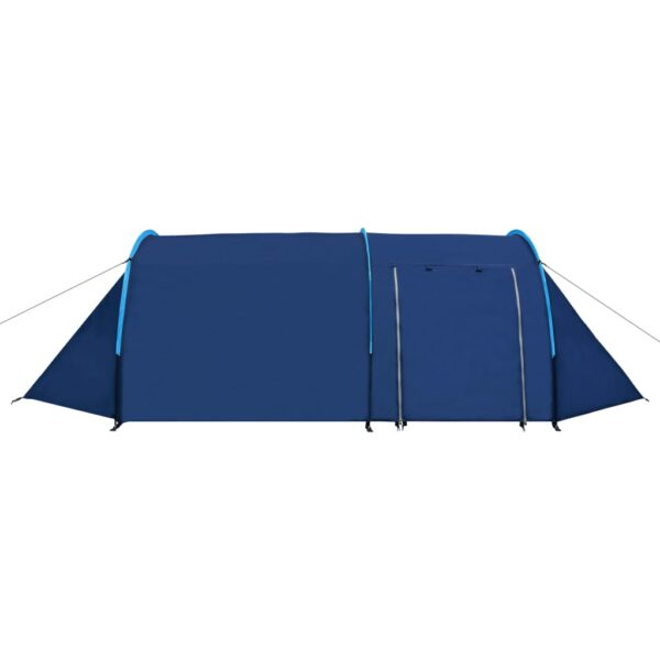 Waterproof Camping Tent 4 Persons Navy Blue/Light Blue - Image 2