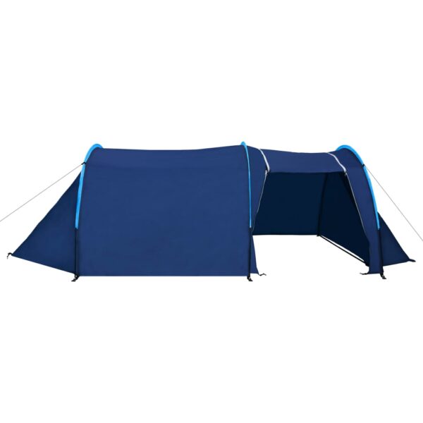 Waterproof Camping Tent 4 Persons Navy Blue/Light Blue - Image 3