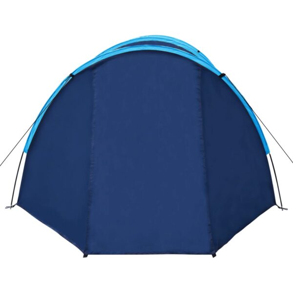 Waterproof Camping Tent 4 Persons Navy Blue/Light Blue - Image 4