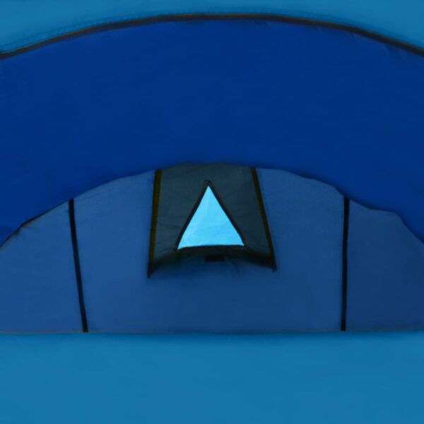 Waterproof Camping Tent 4 Persons Navy Blue/Light Blue - Image 5