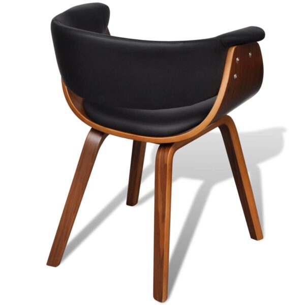 vidaXL Dining Chair Bent Wood and Faux Leather - Image 5