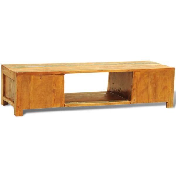 vidaXL TV Stand with 2 Doors Reclaimed Wood Vintage - Image 7