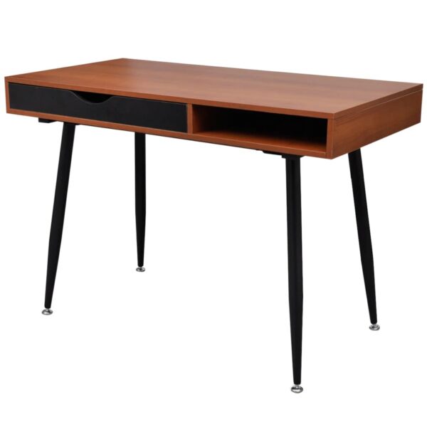 Brown Workstation Computer Desk Laptop Table