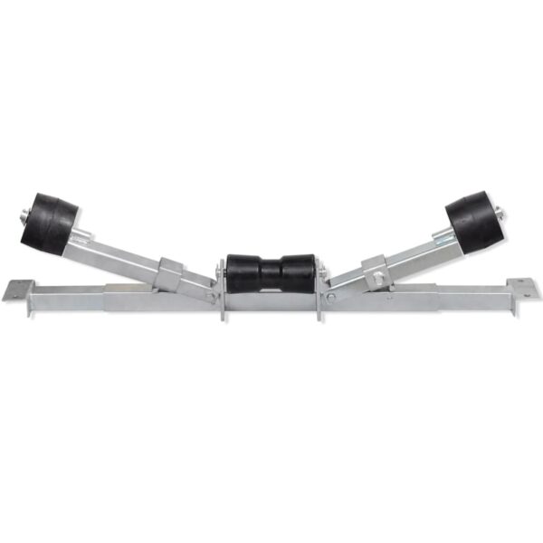 Boat Trailer Bottom Support Bracket with Keel Rollers - Image 2