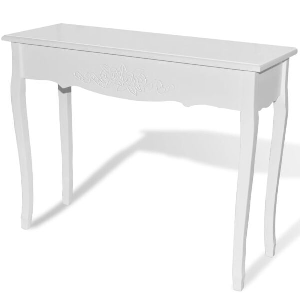 White Dressing Console Table - Image 2