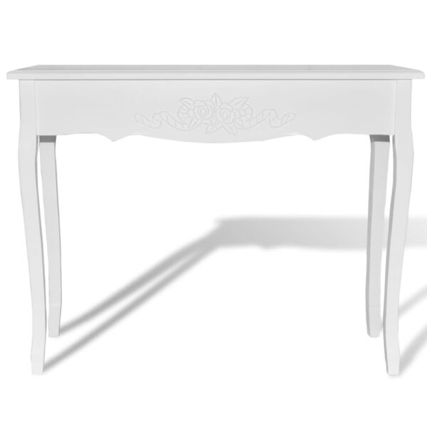 White Dressing Console Table - Image 3