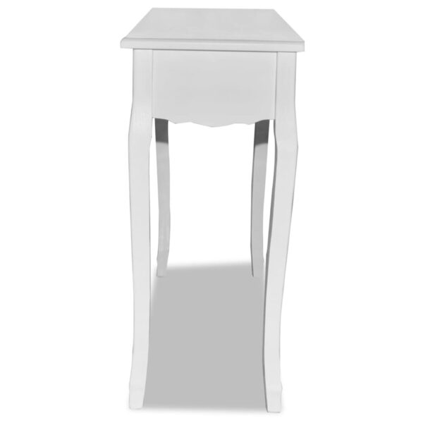 White Dressing Console Table - Image 4