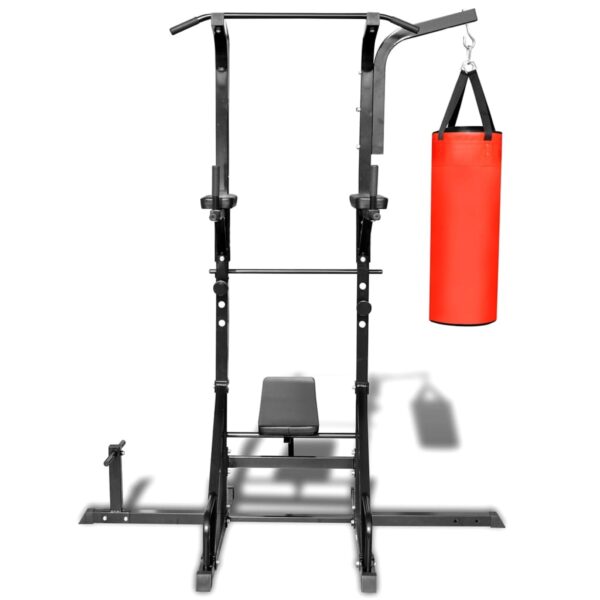 Power Tower with Sit-up Bench and Boxing Bag - Image 2