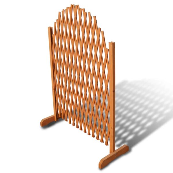 vidaXL Trellis Fence Solid Wood 70.9"x39.4" - Image 2