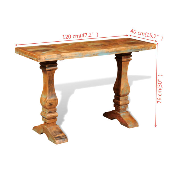 vidaXL Console Table Solid Reclaimed Wood - Image 7