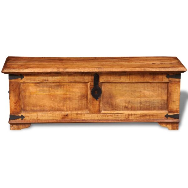 vidaXL Storage Chest Rough Mango Wood - Image 7