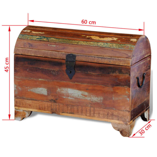 vidaXL Reclaimed Storage Chest Solid Wood - Image 9