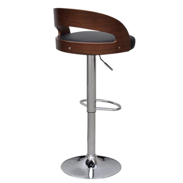 vidaXL Bar Stools 2 pcs Bent Wood - Image 3