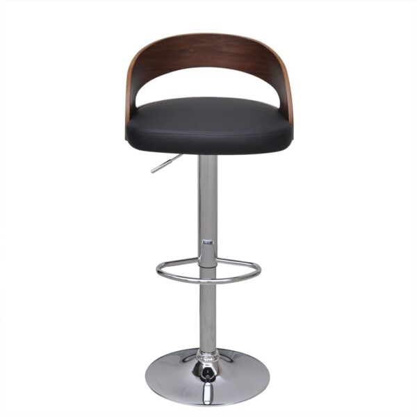 vidaXL Bar Stools 2 pcs Bent Wood - Image 4