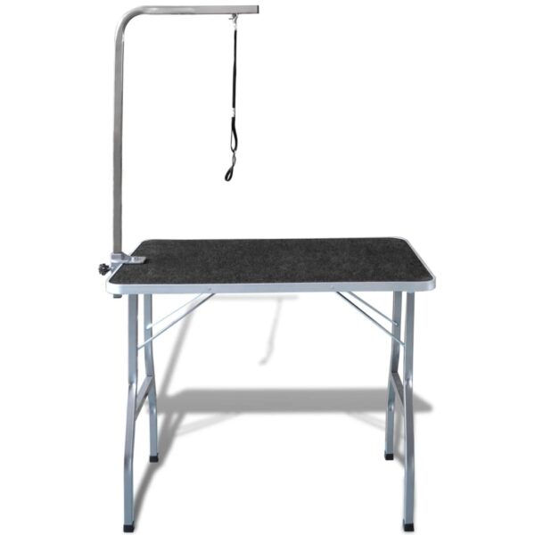 Portable Pet Dog Grooming Table with Castors - Image 2