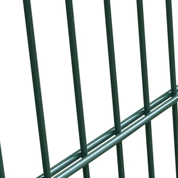 vidaXL 2D Fence Gate (Single) Green 41.7"x66.9" - Image 5