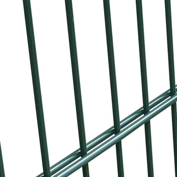 vidaXL 2D Fence Gate (Single) Green 41.7"x90.6" - Image 5