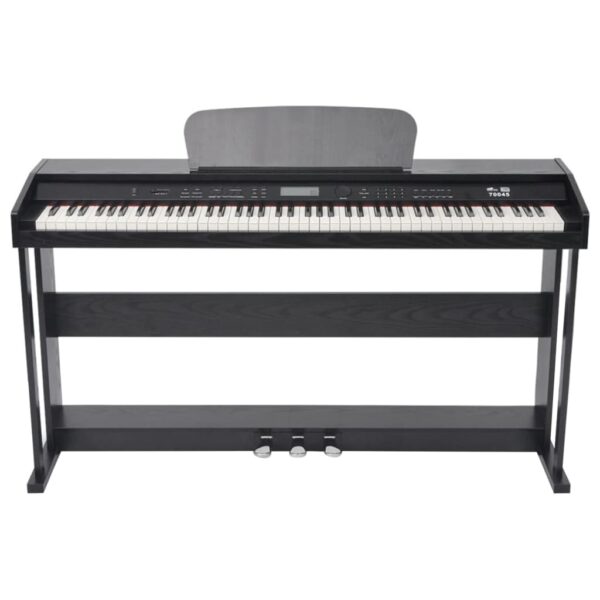 vidaXL 88-Key Digital Piano with Pedals Black Melamine Board - Image 2