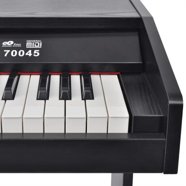 vidaXL 88-Key Digital Piano with Pedals Black Melamine Board - Image 4