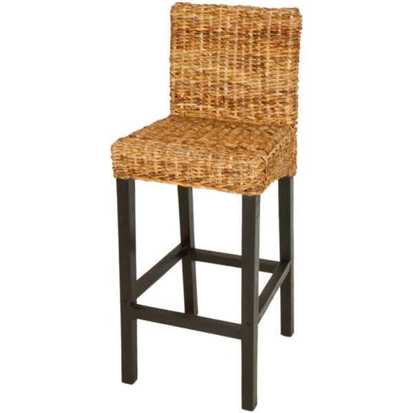 vidaXL Bar Stools 2 pcs Abaca - Image 2