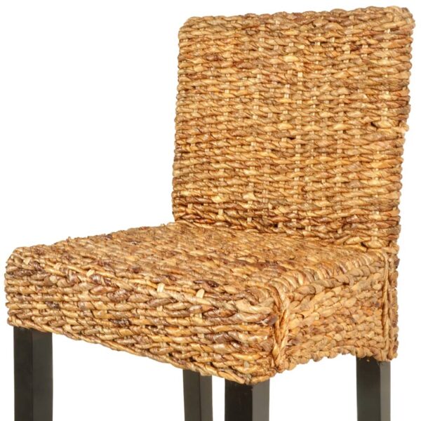 vidaXL Bar Stools 2 pcs Abaca - Image 4