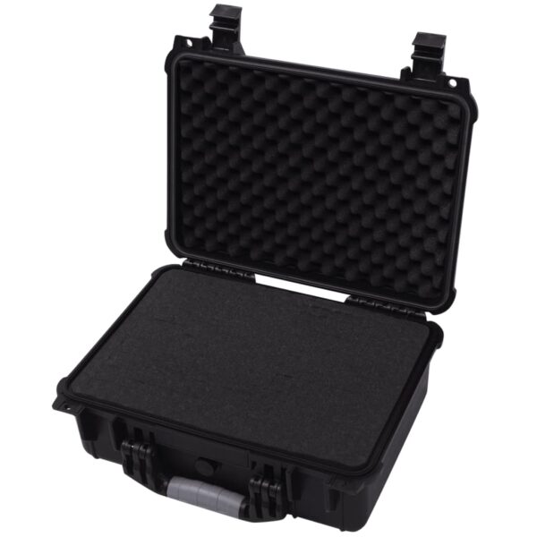 vidaXL Protective Equipment Case 16"x13"x6.9" Black - Image 3