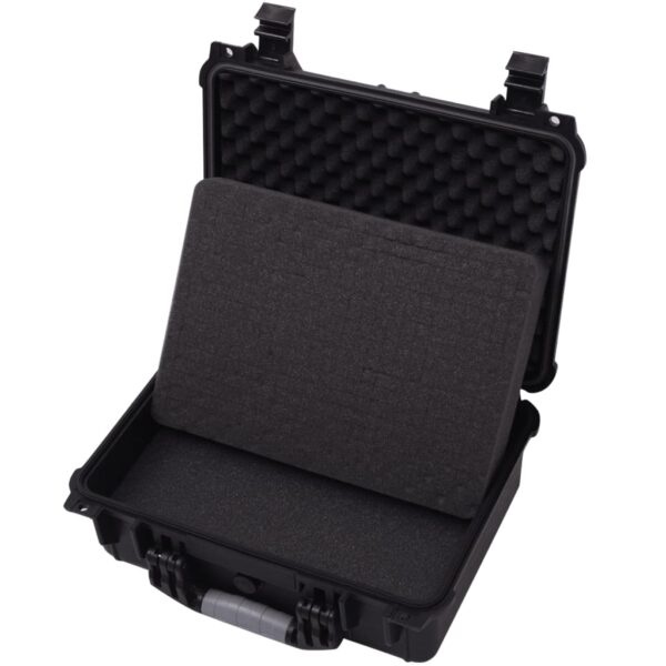 vidaXL Protective Equipment Case 16"x13"x6.9" Black - Image 4