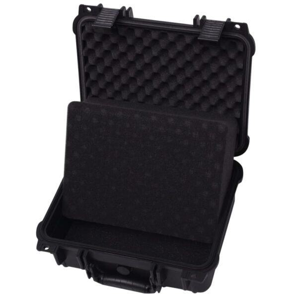 vidaXL Protective Equipment Case 13.8"x11.6"x5.9" Black - Image 4