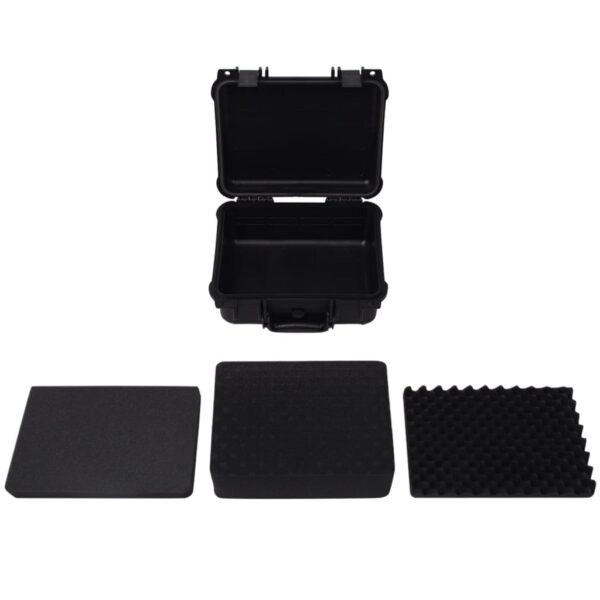 vidaXL Protective Equipment Case 13.8"x11.6"x5.9" Black - Image 5