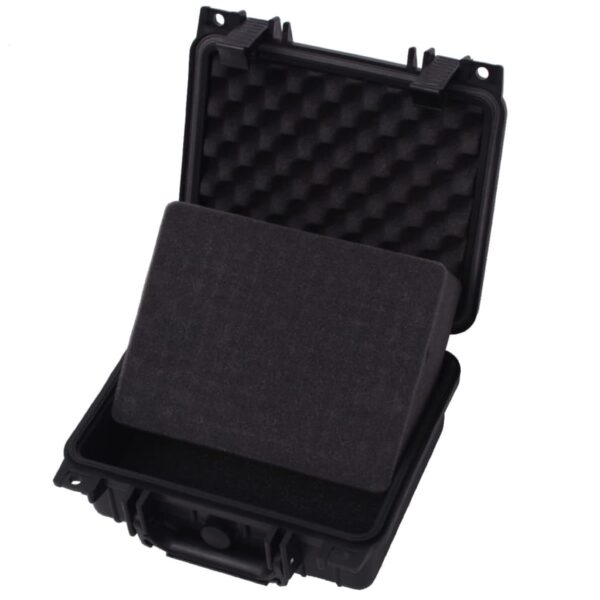 vidaXL Protective Equipment Case 10.6"x9.7"x4.9" Black - Image 4