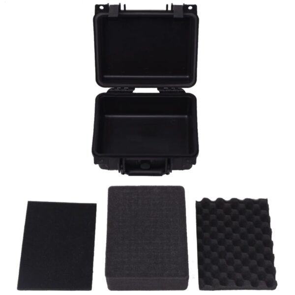 vidaXL Protective Equipment Case 10.6"x9.7"x4.9" Black - Image 5