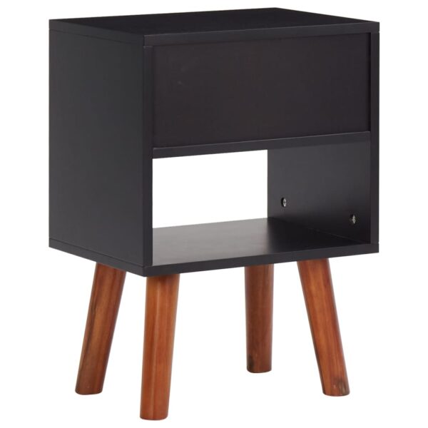 vidaXL Solid Acacia Wood Bedside Cabinet 15.7"x11.8"x22.4" - Image 5