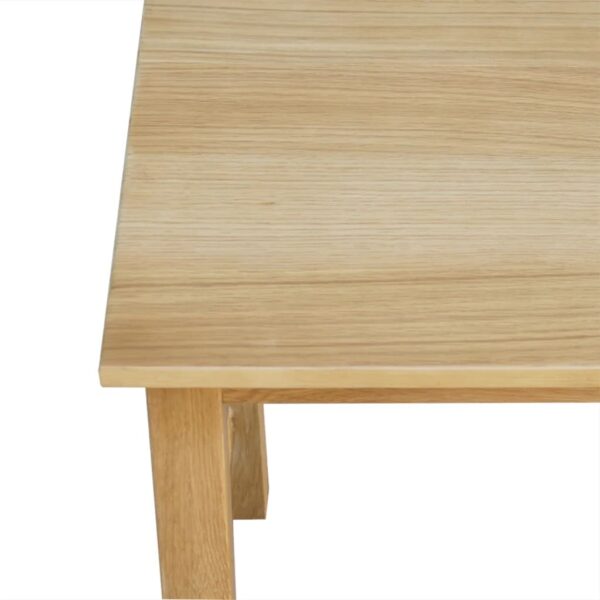 vidaXL Nest of Tables 3 Pieces Solid Oak Wood - Image 4