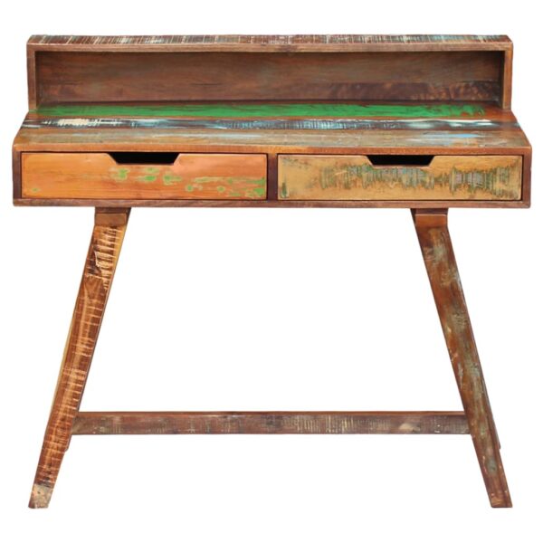 vidaXL Desk Solid Reclaimed Wood - Image 2