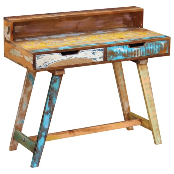 vidaXL Desk Solid Reclaimed Wood - Image 12