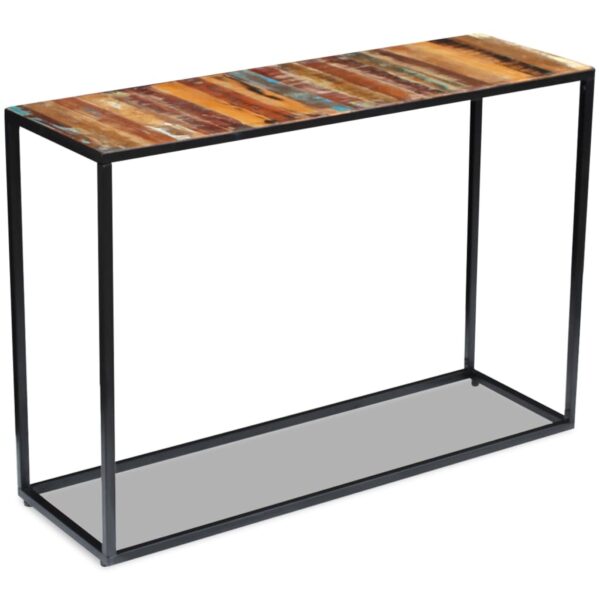 vidaXL Console Table Solid Reclaimed Wood 43.3"x13.8"x30"