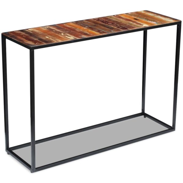 vidaXL Console Table Solid Reclaimed Wood 43.3"x13.8"x30" - Image 3