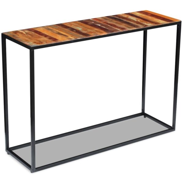 vidaXL Console Table Solid Reclaimed Wood 43.3"x13.8"x30" - Image 5