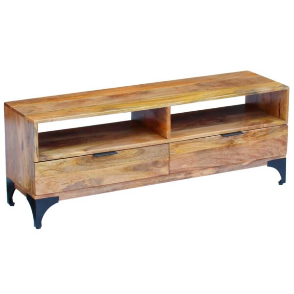 vidaXL TV Stand Mango Wood 47.2"x13.8"x17.7"